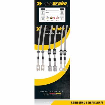 Steel braided brake line set (A4762-VH), Alfa 155 2.0 TWIN SPARK 16V